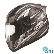 *NEW* GMAX GM69S Motorcycle Helmet Crusader II -Flat Titanium